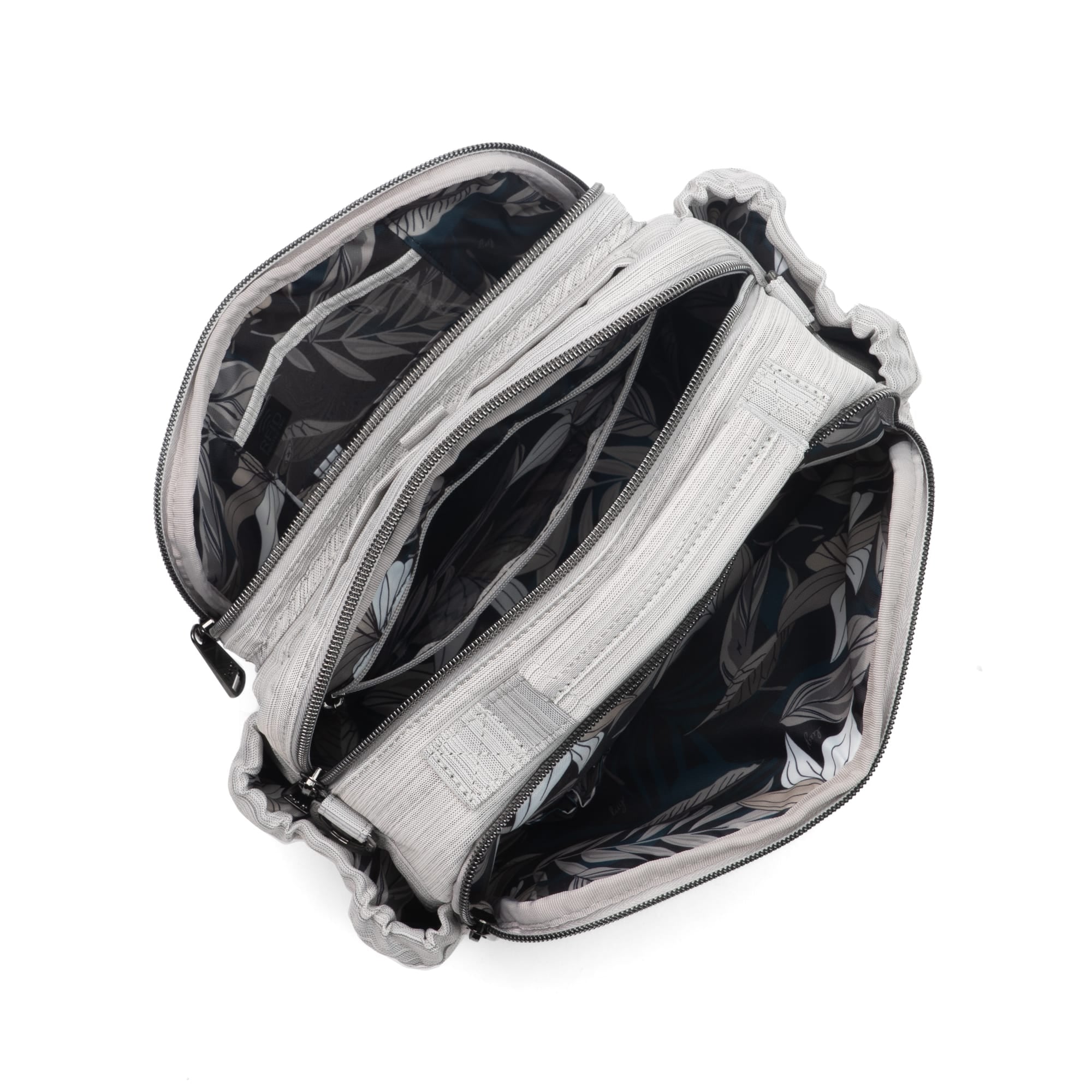 Boomer Crossbody Bag - BRUSHED SILVER - Boomer_BrushedSilver_05